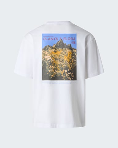 Unisex Plant Flora Oversized Graphic TShirt TNF TNF White HERO