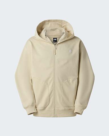 Uniseks Essential Oversized hoodie TNF Desert Stone HERO