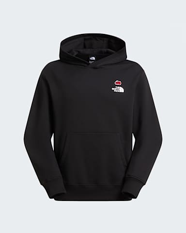 Sudadera holgada con capucha y parche del 60 aniversario unisex TNF TNF Black HERO
