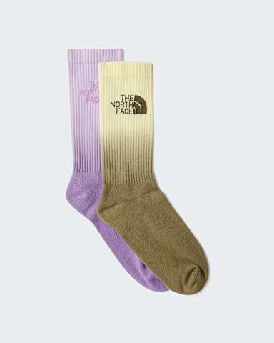 Everyday DipDye Crew Socks TNF Hushed LavenderMetal PinkPearLemon Mist HERO