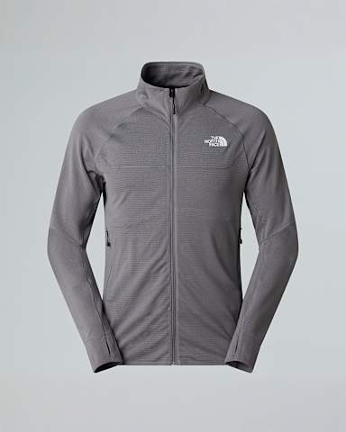 Mens Bolt Polartec Power Grid Jacket TNF Smoked Pearl HERO