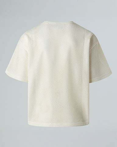Unisex Red Box Mesh TShirt TNF White Dune ALT1