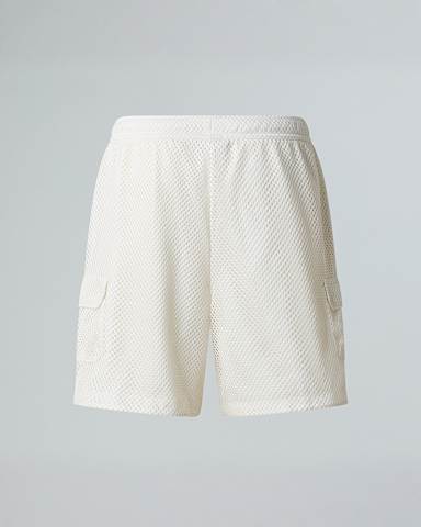 Unisex Red Box Mesh Utility Shorts TNF White Dune ALT1