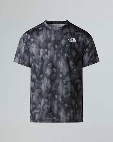 Mens 247 Printed Regular TShirt TNF TNF Black Diffused Nature Print HERO