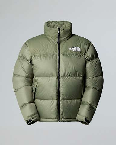 Mens 1996 Retro Nuptse Jacket TNF Bark Mist HERO