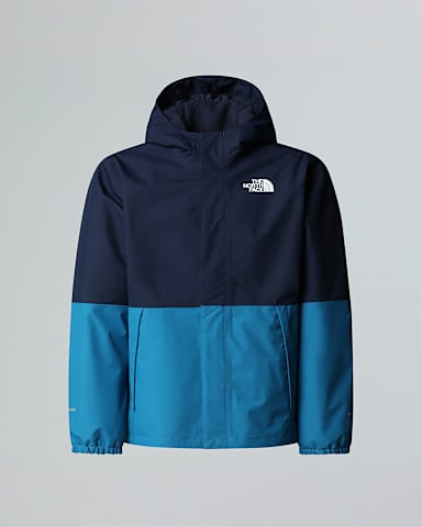 Boys Warm Antora Rain Jacket TNF Summit NavyDusk Blue HERO