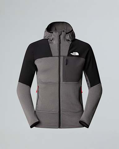Chaqueta con capucha Power Grid Stormgap para hombre TNF Smoked PearlTNF Black HERO