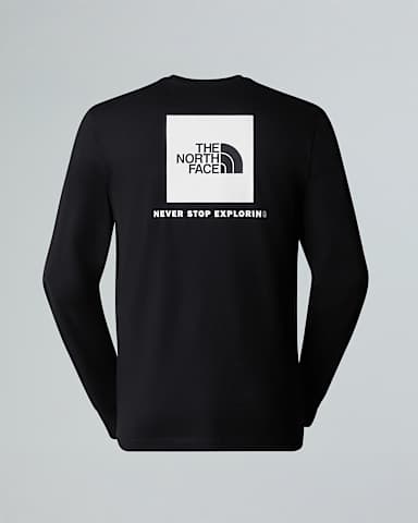 Mens NSE Box LongSleeve TShirt TNF TNF Black ALT1