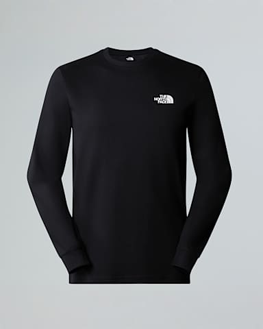 Mens NSE Box LongSleeve TShirt TNF TNF Black HERO