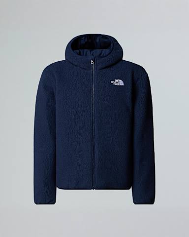 Boys Reversible Shasta FullZip Hooded Jacket TNF Dusk BlueSummit Navy alt2