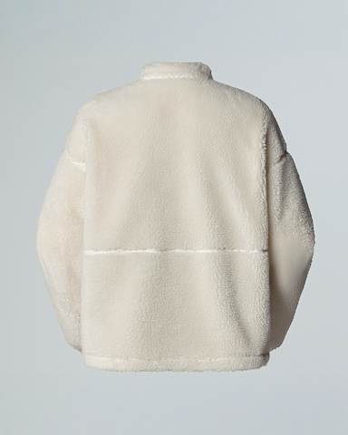 Womens Extreme Pile Jacket TNF White Dune ALT1