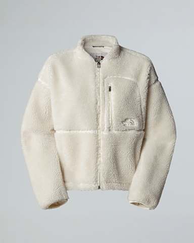 Womens Extreme Pile Jacket TNF White Dune HERO