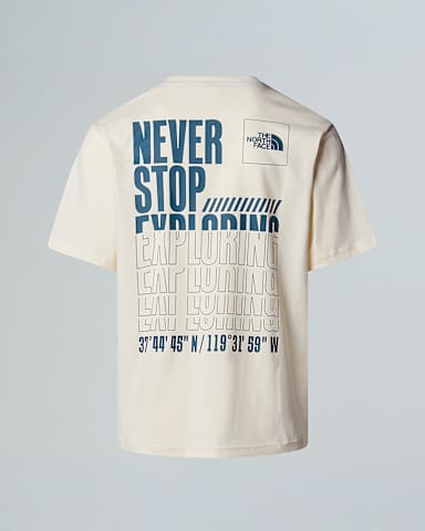 Mens Coordinates TShirt TNF White Dune ALT1