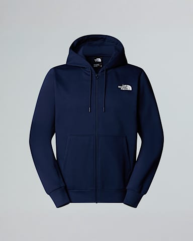 Mens Simple Dome FullZip Hoodie TNF Summit Navy HERO