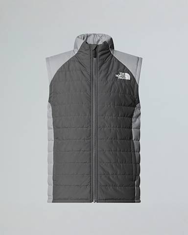Gilet sintetico Never Stop da ragazzo TNF High Rise GreySmoked P HERO