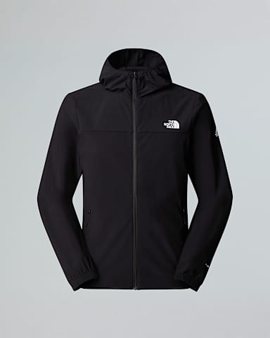 Mens Mountain Athletics Hooded Wind Jacket TNF TNF Black hero
