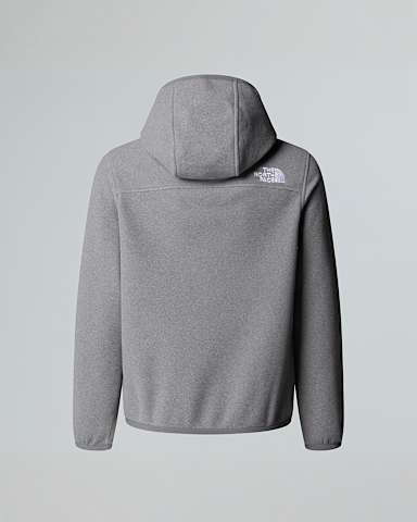 Teens Glacier FullZip Fleece TNF TNF Mid Grey Heather ALT1