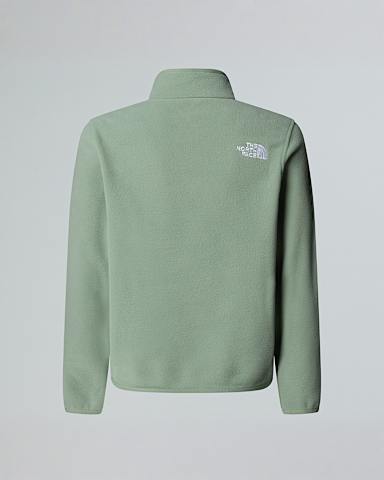 Pile Glacier con cerniera a 14 da ragazzi TNF Slate Moss ALT1