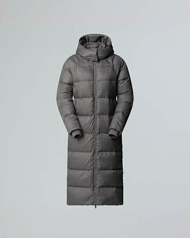 Hydrenalite City langer DaunenParka mit Kapuze fr Damen TNF Smoked Pearl hero