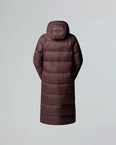Parka longue capuche en duvet Hydrenalite City pour femme TNF Tawny Quartz ALT1