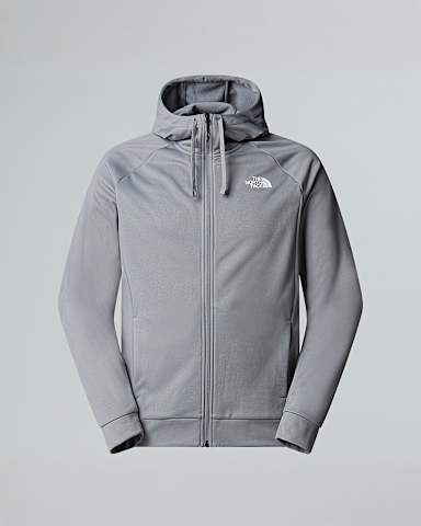 Sweat  capuche zipp Reaxion 20 pour homme TNF Monument Grey Dark Heather HERO