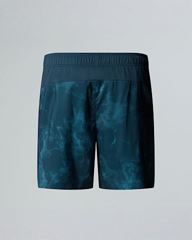 247 7 Shorts mit Aufdruck fr Herren TNF Deep Cypress Light Refractions Print ALT1