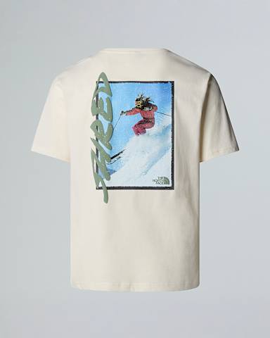 Tshirt dcontract NSE Slopes unisexe TNF White Dune ALT1