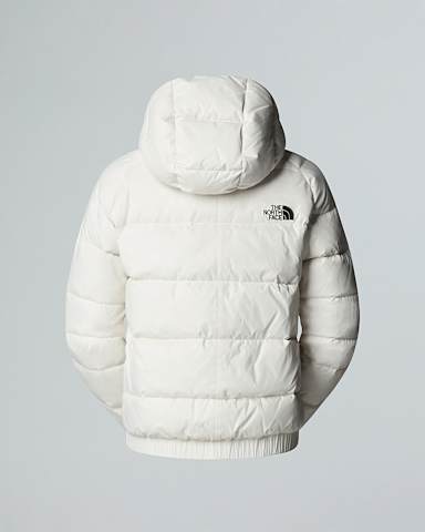 Hyalitedonsjas met capuchon voor dames TNF White Dune ALT1