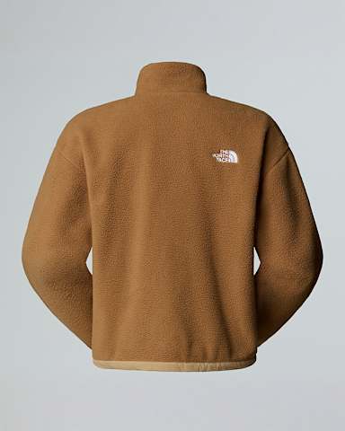 Womens Yumiori Reversible Fleece Jacket TNF Khaki StoneUtility Brown ALT1