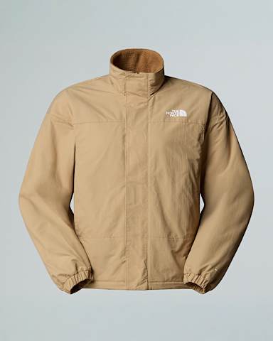 Womens Yumiori Reversible Fleece Jacket TNF Khaki StoneUtility Brown ALT2