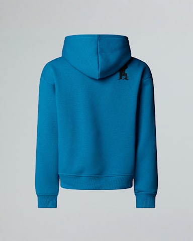 Felpa con cappuccio Sports Oversized Graphic da ragazzo TNF Dusk Blue ALT1