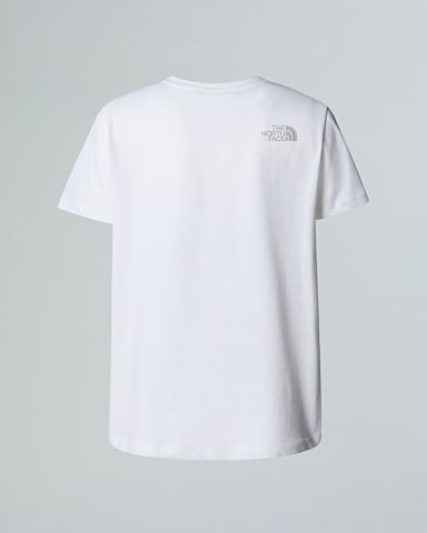 Tshirt Reflective Logo Relaxed da ragazzo TNF TNF White ALT1