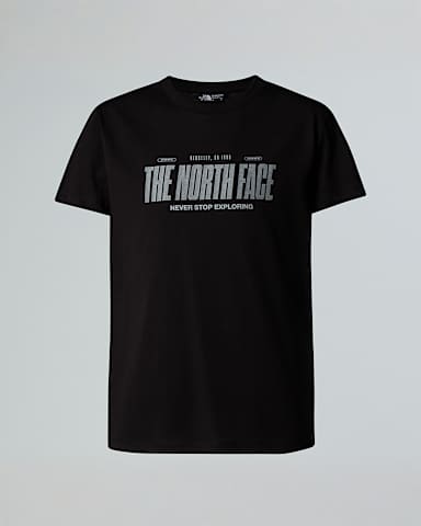 Boys Reflective Logo Relaxed TShirt TNF TNF Black HERO