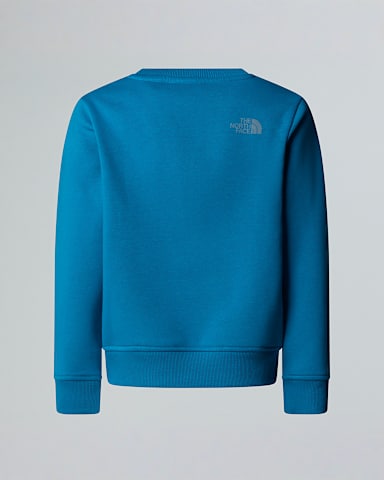 Boys Reflective Logo Relaxed Sweatshirt TNF Dusk Blue ALT1