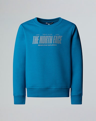 Boys Reflective Logo Relaxed Sweatshirt TNF Dusk Blue HERO