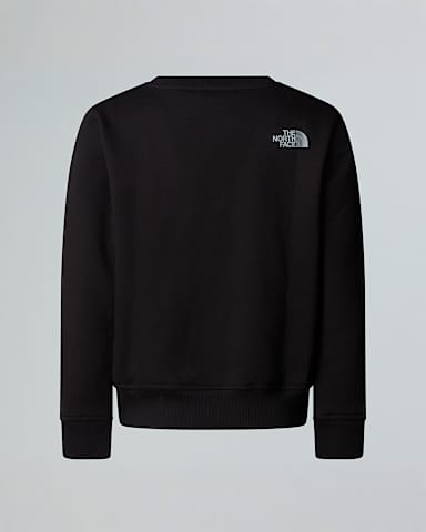 Boys Reflective Logo Relaxed Sweatshirt TNF TNF Black ALT1