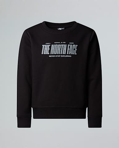 Boys Reflective Logo Relaxed Sweatshirt TNF TNF Black HERO