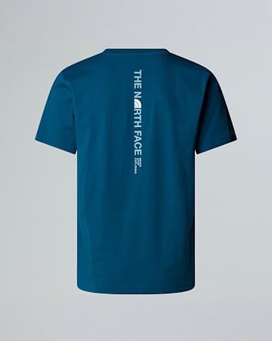 Mens Vertical Logo TShirt TNF Mineral Ink ALT1