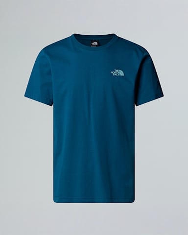 Mens Vertical Logo TShirt TNF Mineral Ink HERO