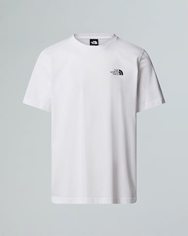 Camiseta con logotipo vertical para hombre TNF TNF White HERO