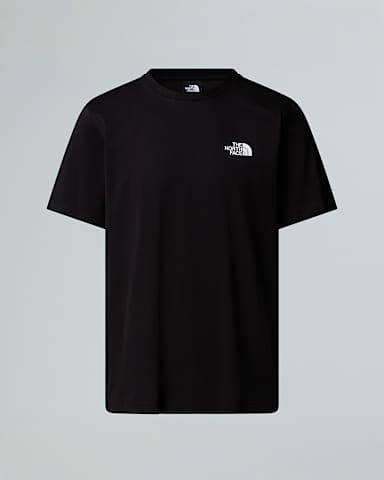 Mens Vertical Logo TShirt TNF TNF Black HERO
