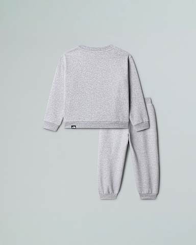 Kids Simple Dome Fleece Set TNF TNF Light Grey Heather ALT1