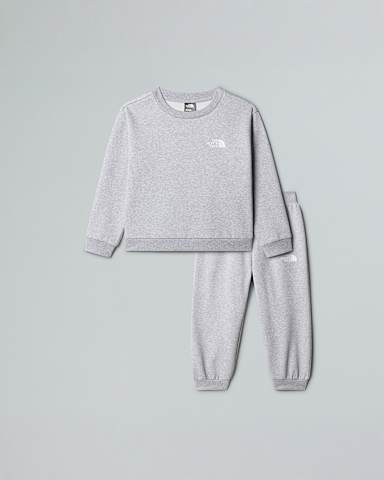 Kids Simple Dome Fleece Set TNF TNF Light Grey Heather HERO