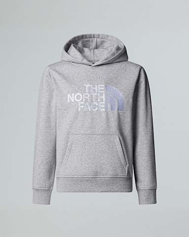 Teens Drew Peak Pullover Hoodie TNF TNF Light Grey Heather HERO