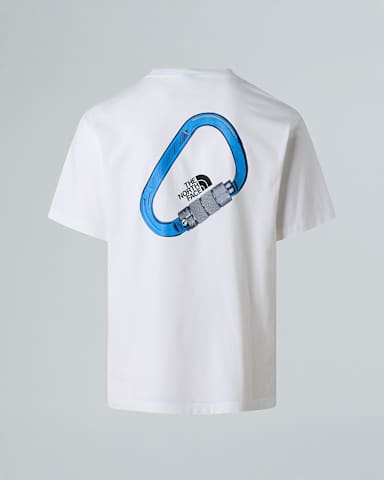 Tshirt dcontract Explore Carabiner unisexe TNF TNF White ALT1