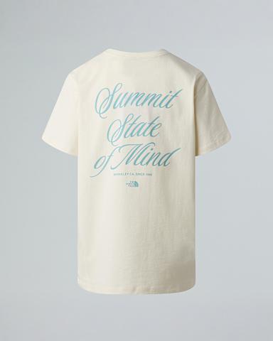 Womens Inspire Exploration Relaxed TShirt TNF White DuneBlue Eclipse ALT1