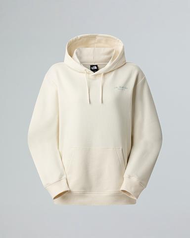 Womens Inspire Exploration Relaxed Hoodie TNF White DuneBlue Eclipse HERO
