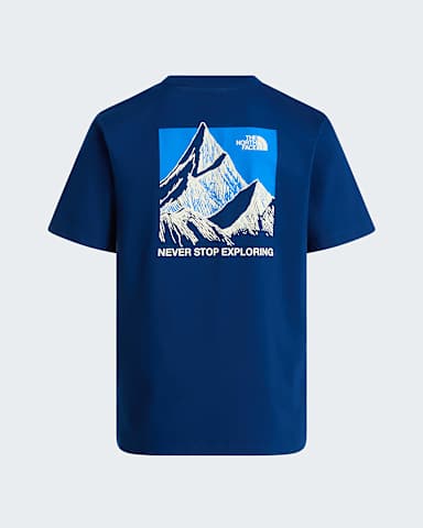 Mens Sketch Box Regular TShirt TNF Estate Blue HERO