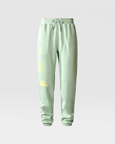 Womens Half Dome Fleece Joggers TNF Misty SageSnow HERO