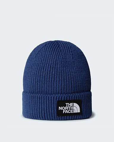 TNF Logo Box Cuffed Beanie TNF Summit Navy HERO